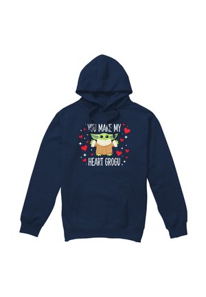 Star Wars, STAR WARS YOU MAKE MY HEART GROGU - Hoodie - dark blue