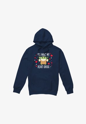 Star Wars, STAR WARS YOU MAKE MY HEART GROGU - Kapuzenpullover - dark blue