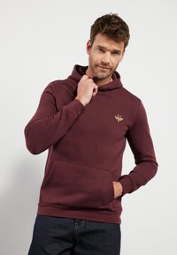 Pier One Φούτερ με κουκούλα - bordeaux