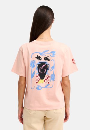 RVCA AF LOVE BIRDS EASY TEE - Tričko s potlačou - dusty pink