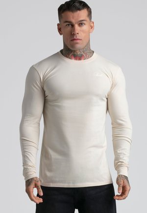 SIKSILK, ESSENTIALS LS -SHIRT - T-shirt à manches longues - ecru