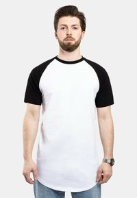 Blackskies - ROUND BASEBALL KURZARM - Tricou cu imprimeu - white/black Imagine miniatură 1