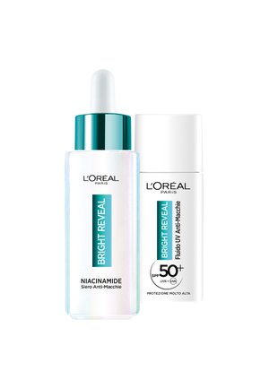 L'ORÉAL PARIS BRIGHT REVEAL SPF 50+ - BEAUTY ROUTINE - 2 PACK - Crema solare - l'oreal bright reveal  beauty routine
