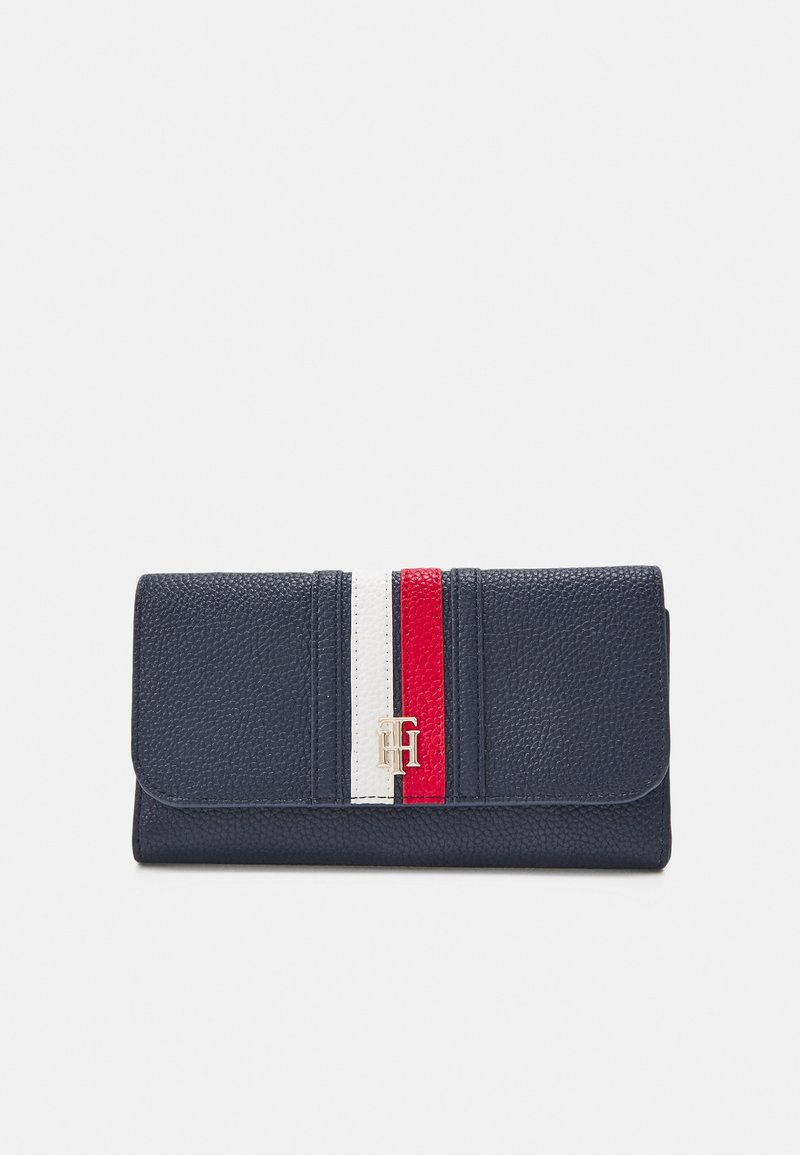 Tommy Hilfiger ELEMENT LARGE FLAP - Wallet - space blue/blue - Zalando.de