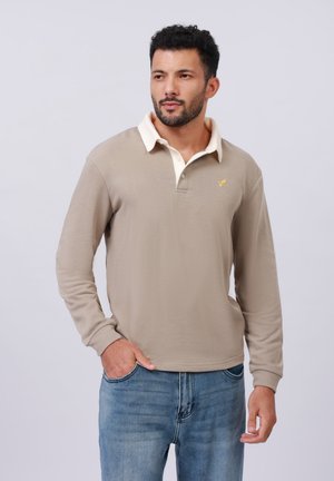 Sweatshirt - brown/ecru