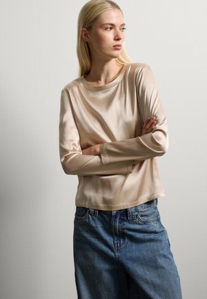 LONG SLEEVE REGULAR FIT  - Bluse - ivory white