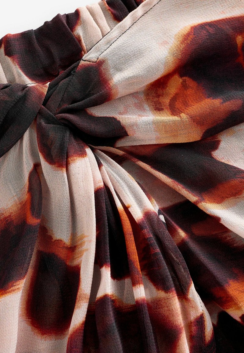 Jupe Portefeuille En Soie Noire Ted Baker - Taille 3, Occasion En Très Bon état