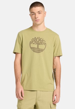 KENNEBEC RIVER TREE LOGO SHORT SLEEVE TEE - T-shirt con stampa - light green
