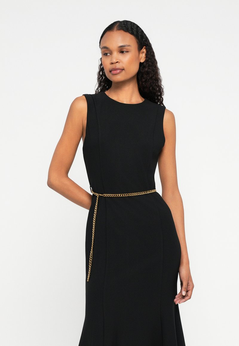 MARCIANO BY GUESS LIA CREW NECK FLARE DRESS - Day dress - jet black/black -  Zalando.ie