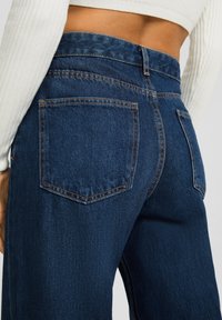 Bershka Jeans relaxed fit - dark blue