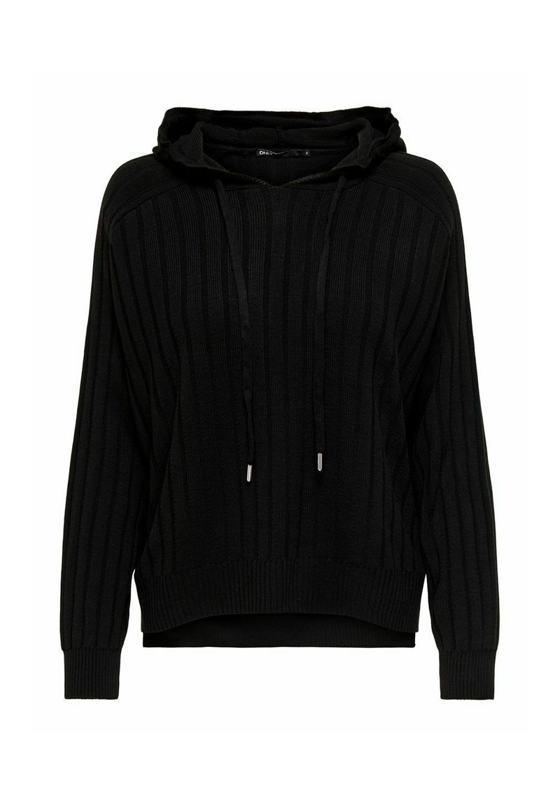 ONLY ONLNEW TESSA HOOD DETAIL - Strickpullover - black