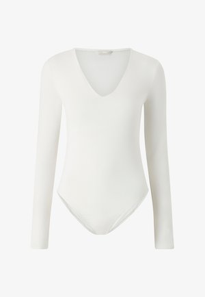 Ellos Collection MIT V-AUSSCHNITT - Long sleeved top - weiß