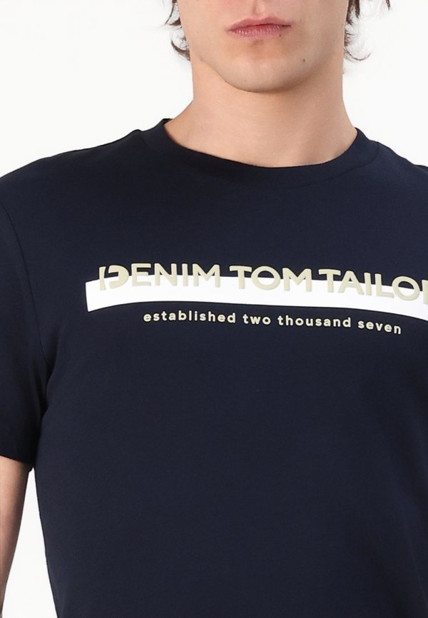 Print T-shirt - dunkel blau4