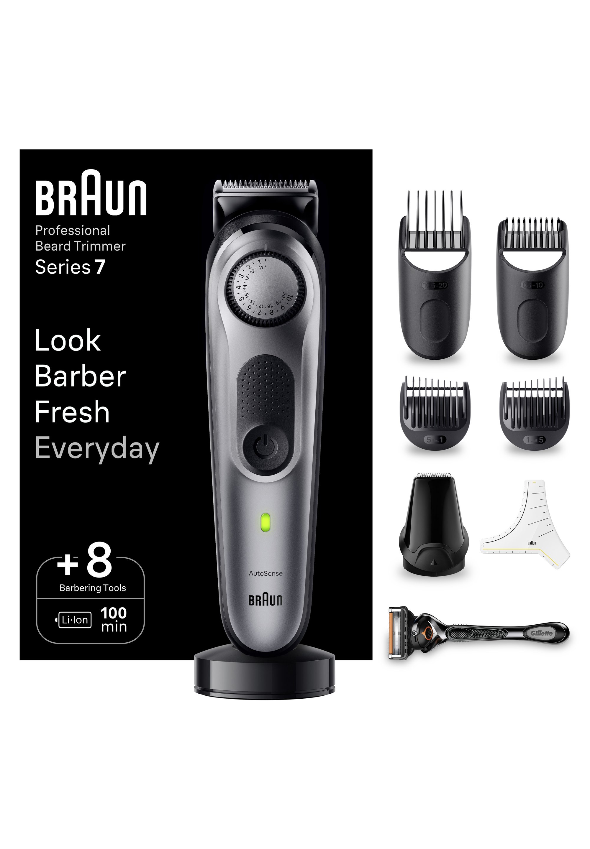 Braun BRAUN BARTTRIMMER - BT7420 - SPC GREY - Haarentfernungs  