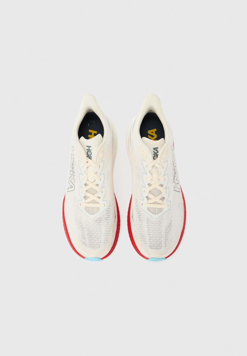 HOKA MACH X 3 - Road running shoes - white/alabaster/white  display picture 3