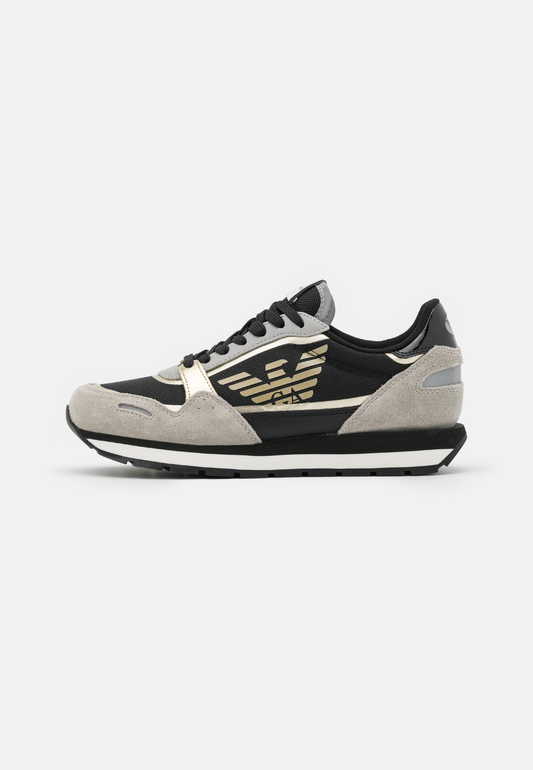 Emporio Armani ALLY LOGO - Sneakers basse - black/grey/nero - Zalando.it