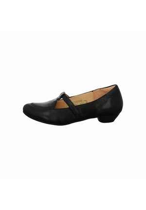 GRACE - Ankle strap ballet pumps - schwarz