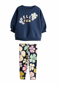 Nepasirinkta, navy blue flower