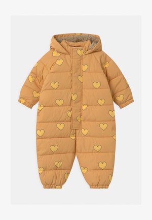 HEARTS PADDED ONE-PIECE - Lyžařská kombinéza - camel/yellow