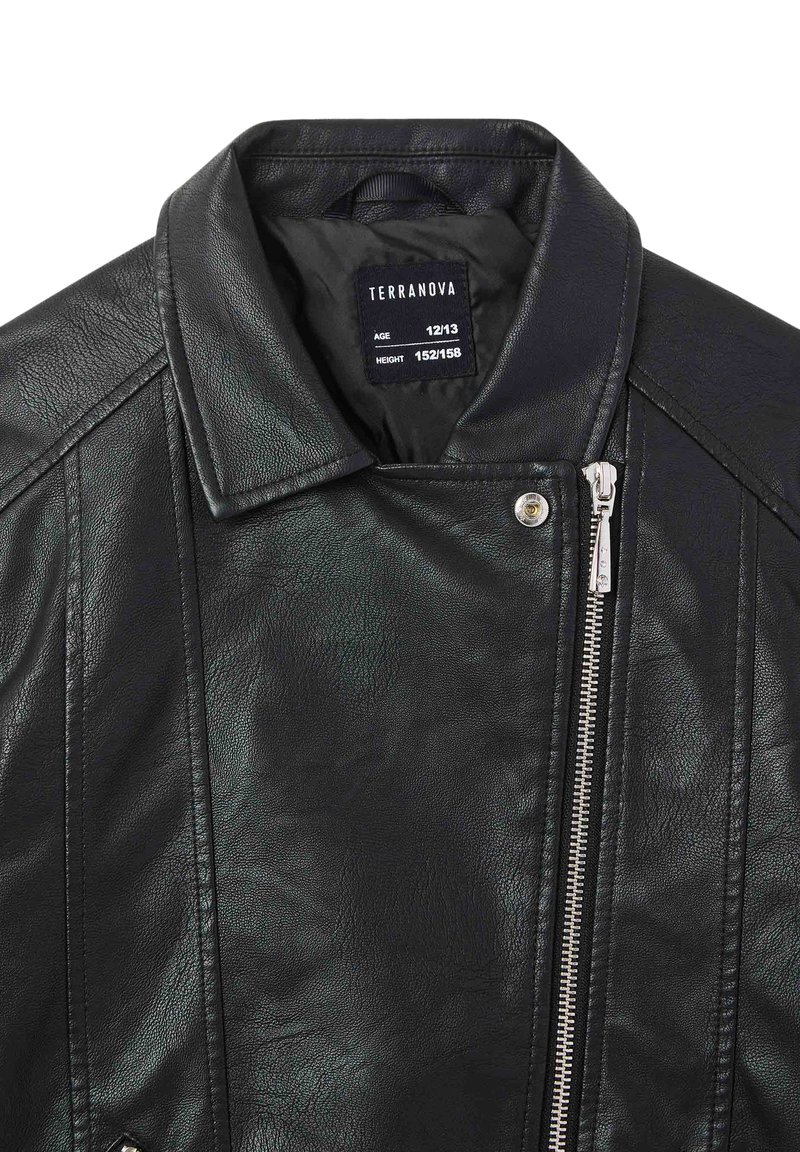 Terranova Giacca in similpelle nero