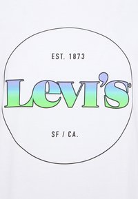 Levi's® THE PERFECT TEE - Camiseta estampada - gradient white