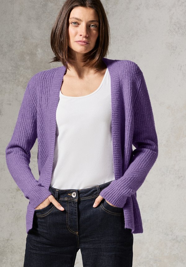 STRUKTUR - Strickjacke - lila