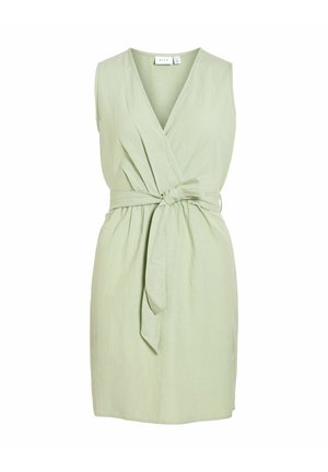 VILA, MINIKLEID VIPRISILLA ÄRMELLOSES - Jurk - smoke green