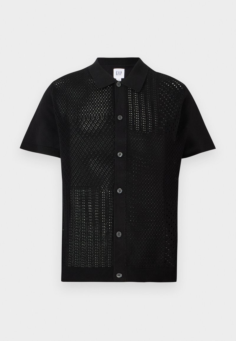 GAP OPEN WEAVE RESORT SHIRT - Camisa - black/preto - Zalando.pt