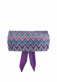 Next BANDEAU - Top de bikini - purple green crochet