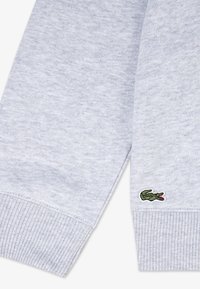 Lacoste APPLIQUE CREW - Sudadera - argent chine heather