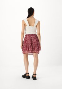 JDY JDYSIBEL SKIRT - A-vonalú szoknya - earth red