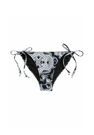 TIE SIDE - Bikinibukser - blue cream paisley