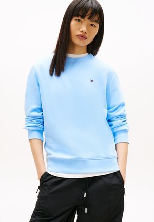 FLAG CREW - Sweatshirt - light powdery blue