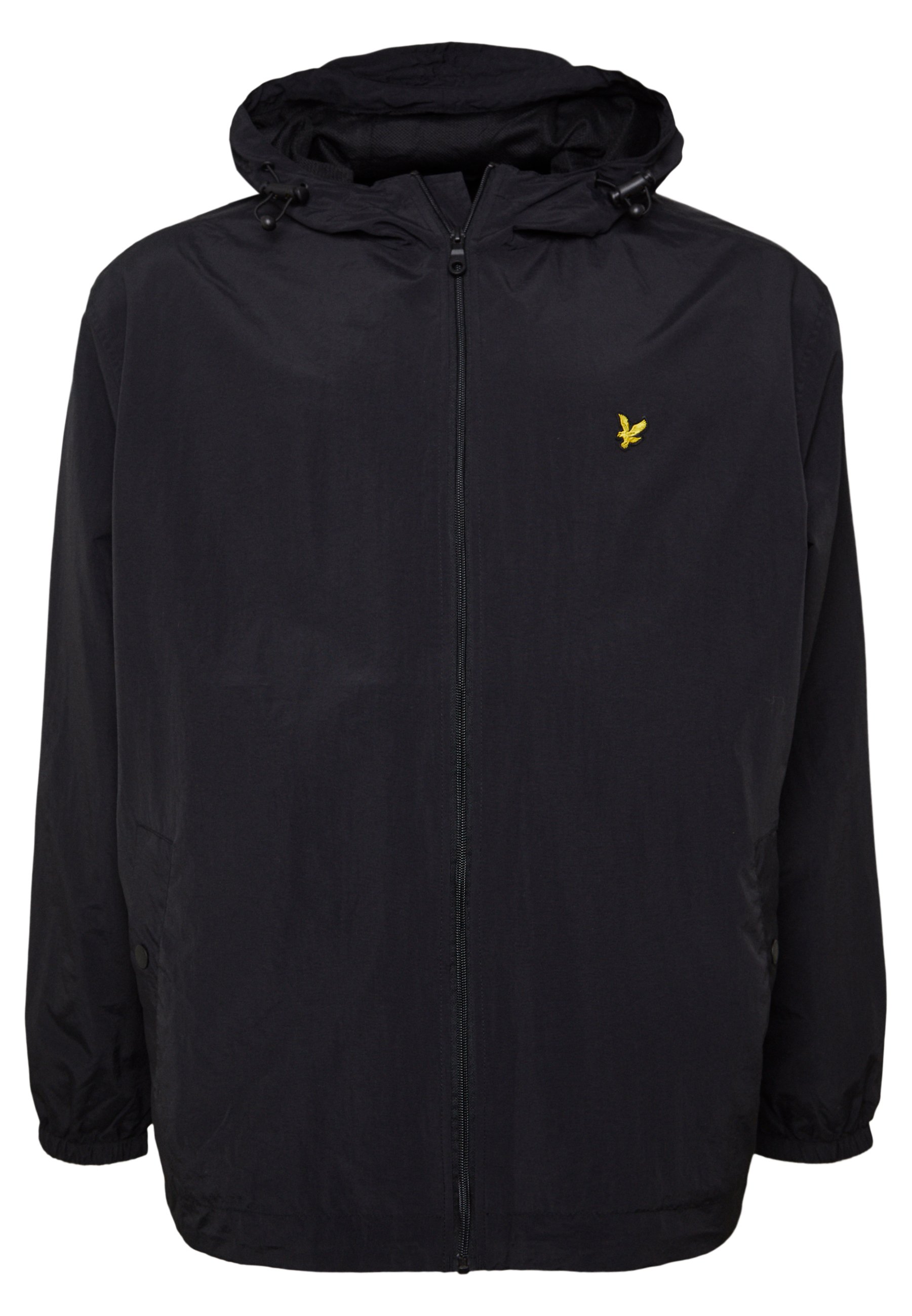ZIP THROUGH HOODED JACKET Lett jakke jet black ZIP THROUGH HOODED JACKET Lett jakke jet black
