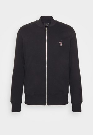 FIT ZIP ZEBRA - Sweat zippé - black