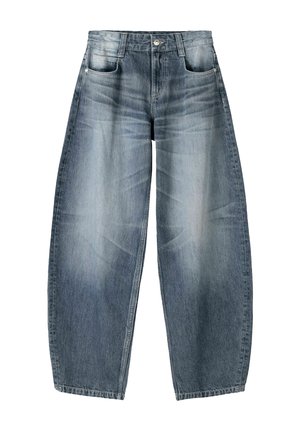 Bershka BALLOON - BAGGY - Jeans baggy - dark blue