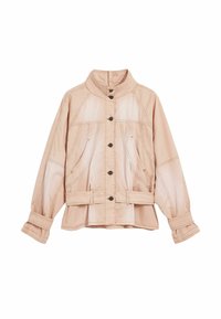 Desigual TURTLENECK - Giacca di jeans - pink