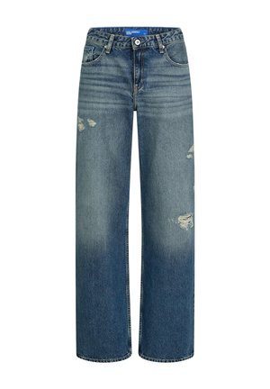 Karl Lagerfeld Jeans, MID-RISE RELAXED DISTRESSED - Χαλαρό τζιν - visual washed blue