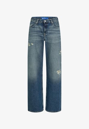 Karl Lagerfeld Jeans, MID-RISE RELAXED DISTRESSED - Χαλαρό τζιν - visual washed blue