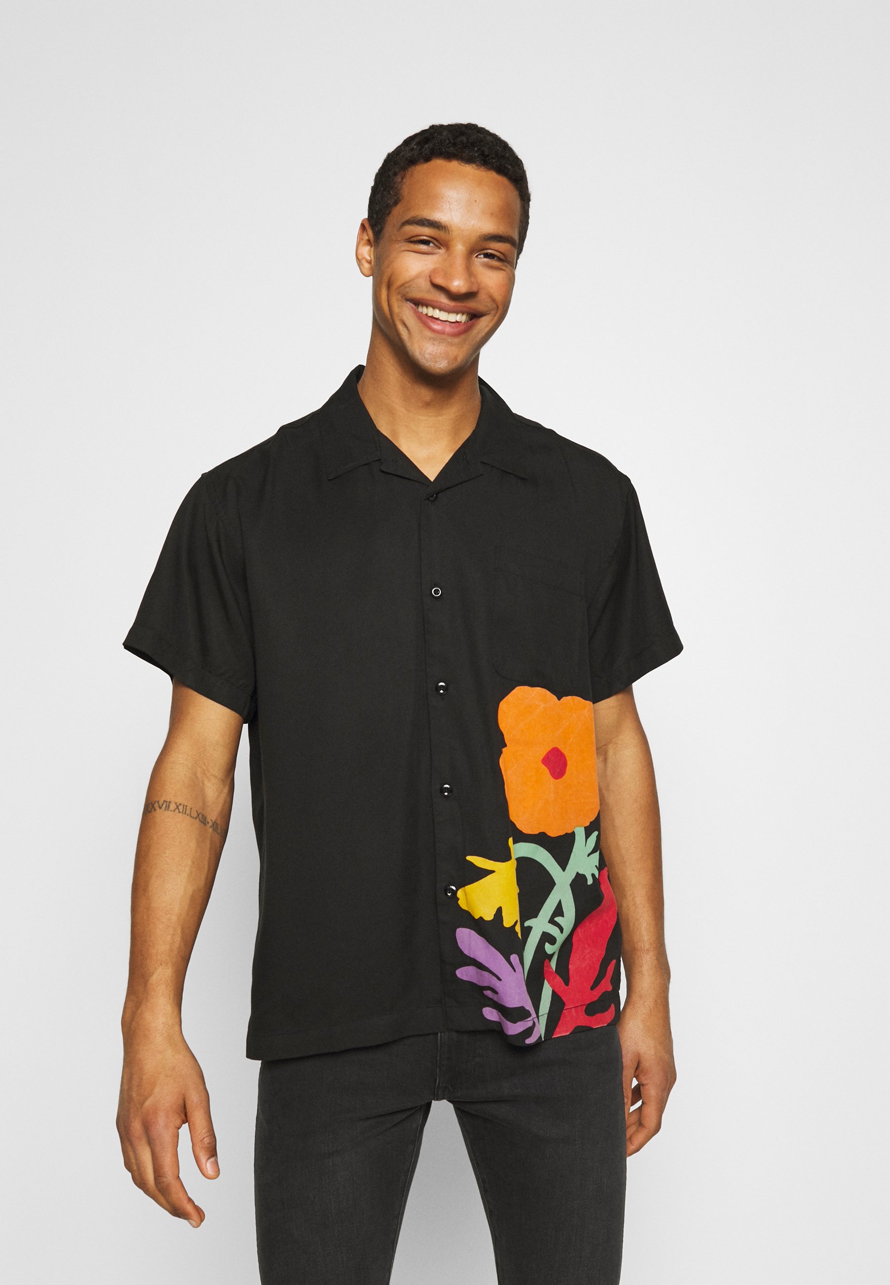 camicia nera zalando