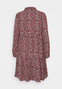 JDY PIPER - Vestido camiseiro - dark navy/rosa ditsy
