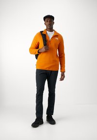The North Face GLACIER 1/4 ZIP - Fleecová mikina - desert rust