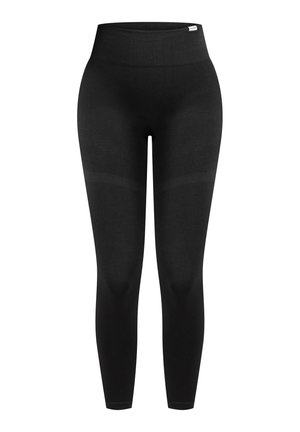 Smilodox SLAYTON SCRUNCH EFFECT LEGGINGS SPORT FITNESS - Panty - schwarz