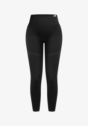 Smilodox SLAYTON SCRUNCH EFFECT LEGGINGS SPORT FITNESS - Panty - schwarz
