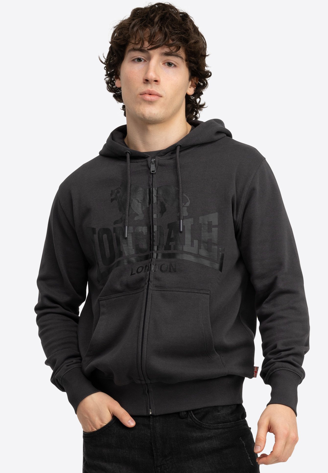 Hooded Sweatshirt Lonsdale Zip Up Hoodie Men' S Lonsdale Hooded