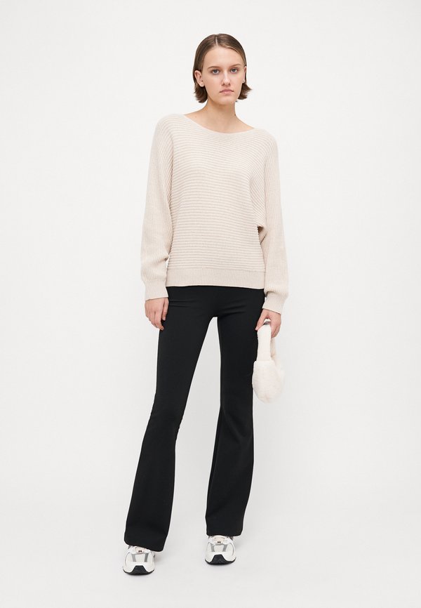VMLUX BOATNECK BATWING  - Jumper - oatmeal melange4