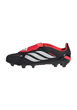 PREDATOR ELITE FOLD OVER TONGUE FG - Chaussures de football pour terrain sec - core black ftwr white lucid red