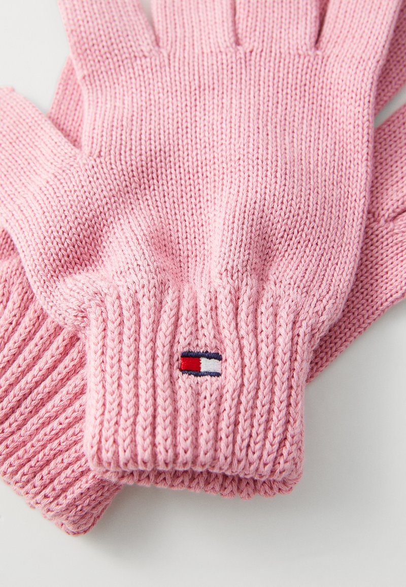 Tommy Hilfiger SMALL FLAG GLOVES UNISEX - Fingerhandschuh - pink - Zalando