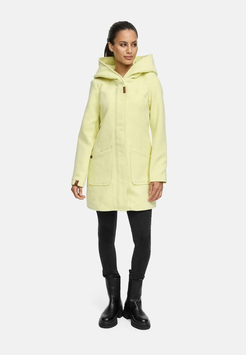 Impermeabile Giallo XXL NERI - Cappotto Con Cappuccio, Taschene Antipioggia