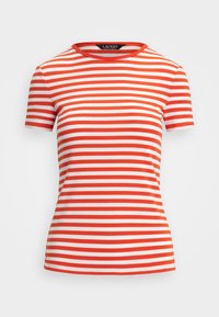 Seleccionado, orange/white